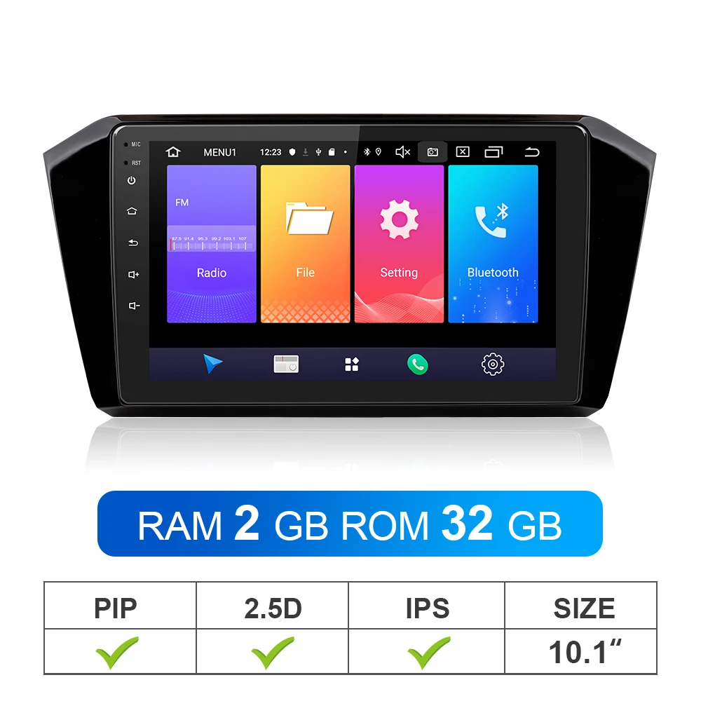 ISUDAR Автомагнитола для VW/Volkswagen/Passat b8 Magotan-2 din Android 9 Авторадио Мультимедиа gps DVR камера ram 2GB rom 32GB - Цвет: RAM 2GB ROM 32GB