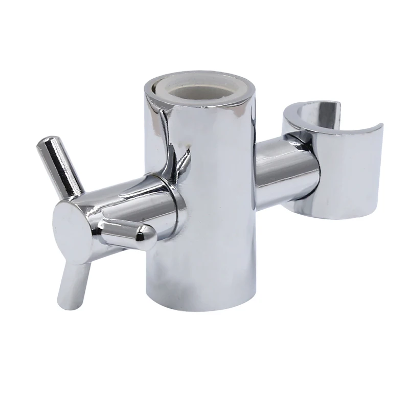 19mm Zinc Alloy Replacement Hand Held Shower Bracket For Slider Height& Angle Adjustable Sprayer Holder On Slide Bar New - Цвет: 19mm