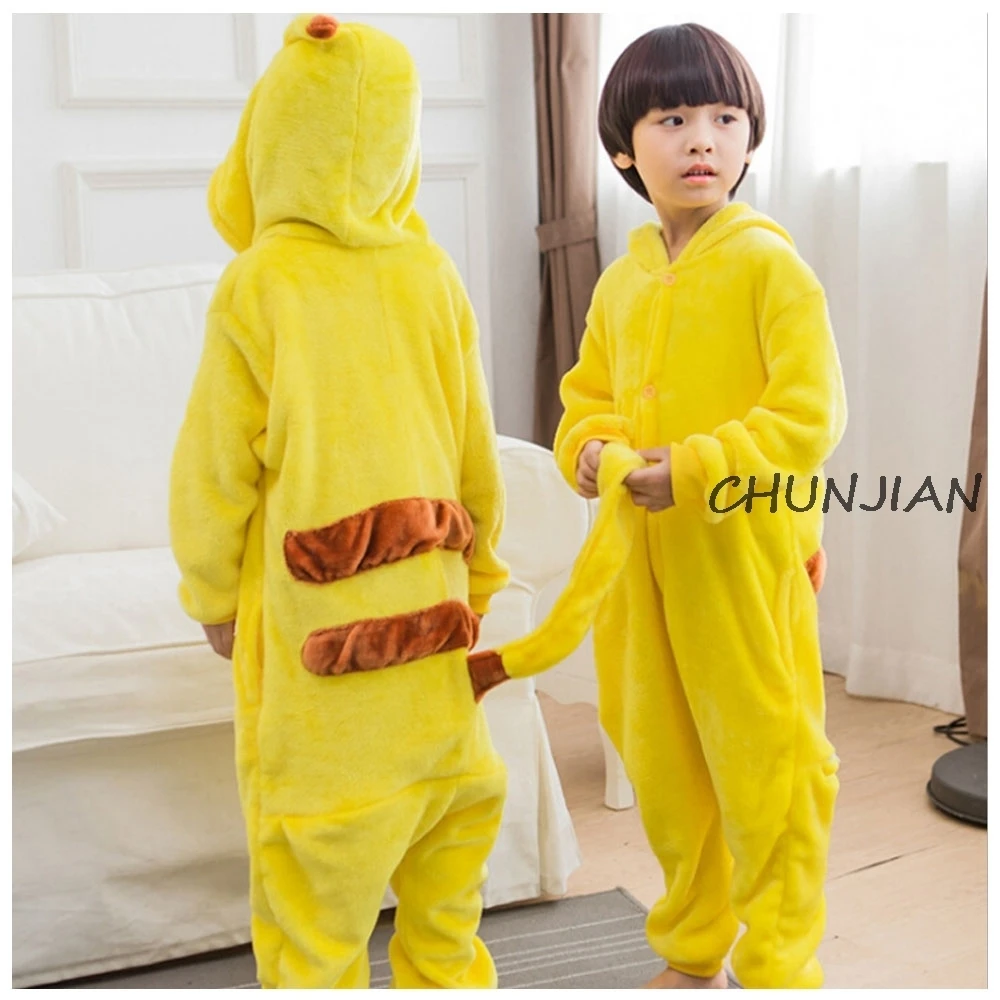 L016 Детские пижамы для девочек 4, 6, 8, 10, 12 лет, радужная Пижама с единорогом, детские пижамы с рисунками животных, ночное белье для мальчиков - Цвет: L016