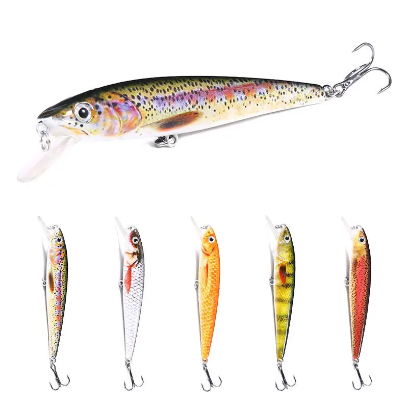 1PCS Minnow Fishing Lures 110mm/11g Lifelike Artificial SwimBaits Wobblers for Hard Bait Trout Carp Tackle | Спорт и развлечения