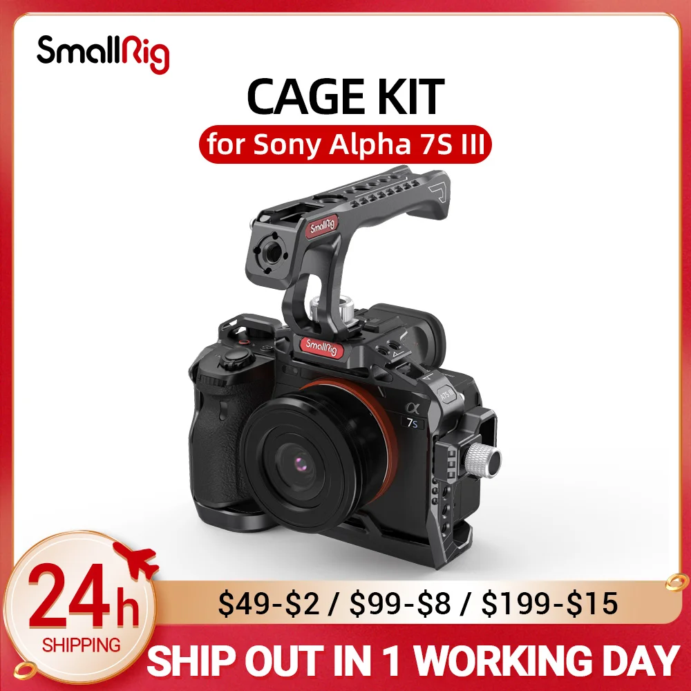 Профессиональный комплект клетки SmallRig для камеры Sony a7 iii Alpha 7S III A7s3 функция НАТО