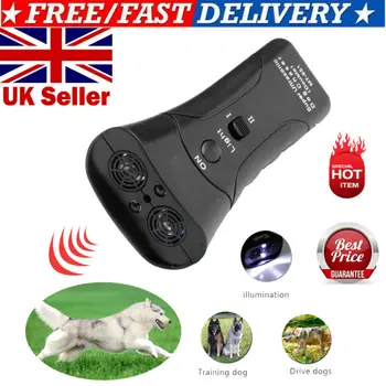 

Ultrasonic Anti Dog Barking Pet Trainer LED Light Gentle Chaser Petgentle Sonic