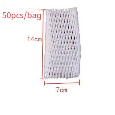 Foam Net sleeve Pocket Shockproof Protection Transport Packing Wine Glass Bottle Fragile Items Vegetable Fruit Thicken Mesh Bag 14X7CM