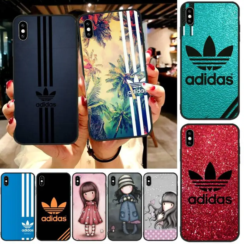

OFFeier luxury brand letter label Soft Silicone TPU Phone Cover For iphone6 6s plus 7 8 7 8 plus X XR XS MAX 11 Pro Max Cover