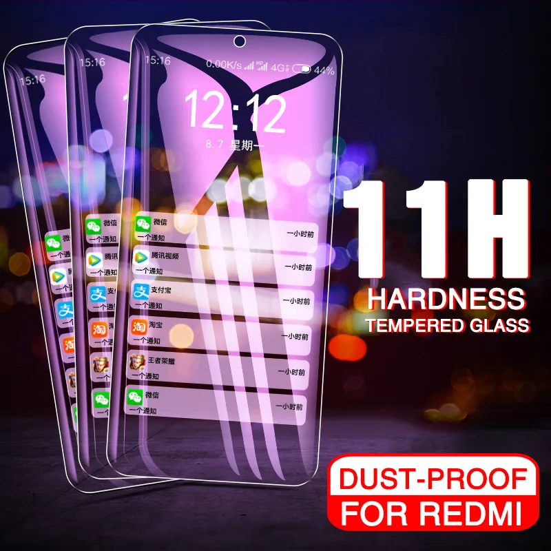3 шт. полное покрытие из закаленного стекла для Xiaomi Redmi Note 7 6 5 Pro защита экрана на Redmi Note 7 5A 6A Защитная стеклянная пленка
