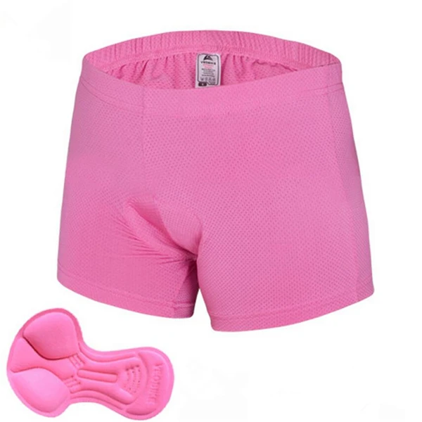 H129 V02 Female pink Сетчатые шорты для верховой езды мужские велосипедные шорты женские дышащие 3D быстросохнущие гелевые накладки спандекс велосипед черный MTB открытый велосипедные шорты - Цвет: H129 V02 Female pink