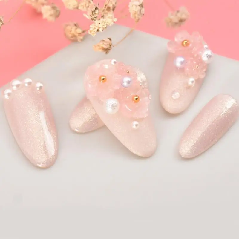 Акриловая пудра 3D Типсы для ногтей Блеск для ногтей прозрачный розовый белый кристалл порошок маникюрный салон Инструменты для ногтей акриловая пудра TSLM1