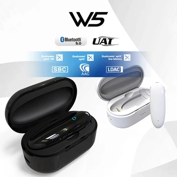 

HiBy W5 USB DAC 3.5mm Portable Bluetooth Headphone Amplifier Wireless Bluetooth Receiver UAT APTX HD LDAC Noise Reduction