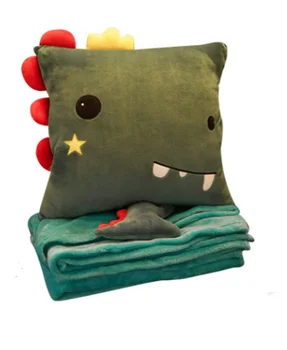 

Pillow quilt dual-use office back cushion pillow three-in-one siesta blanket lunch break pillow air conditioning quilt