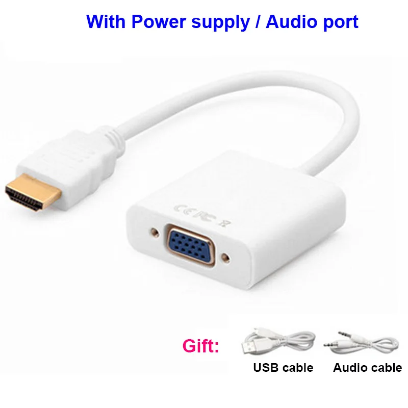 Raspberry Pi HDMI в VGA конвертер с аудио/портом питания для ТВ ноутбук макетная