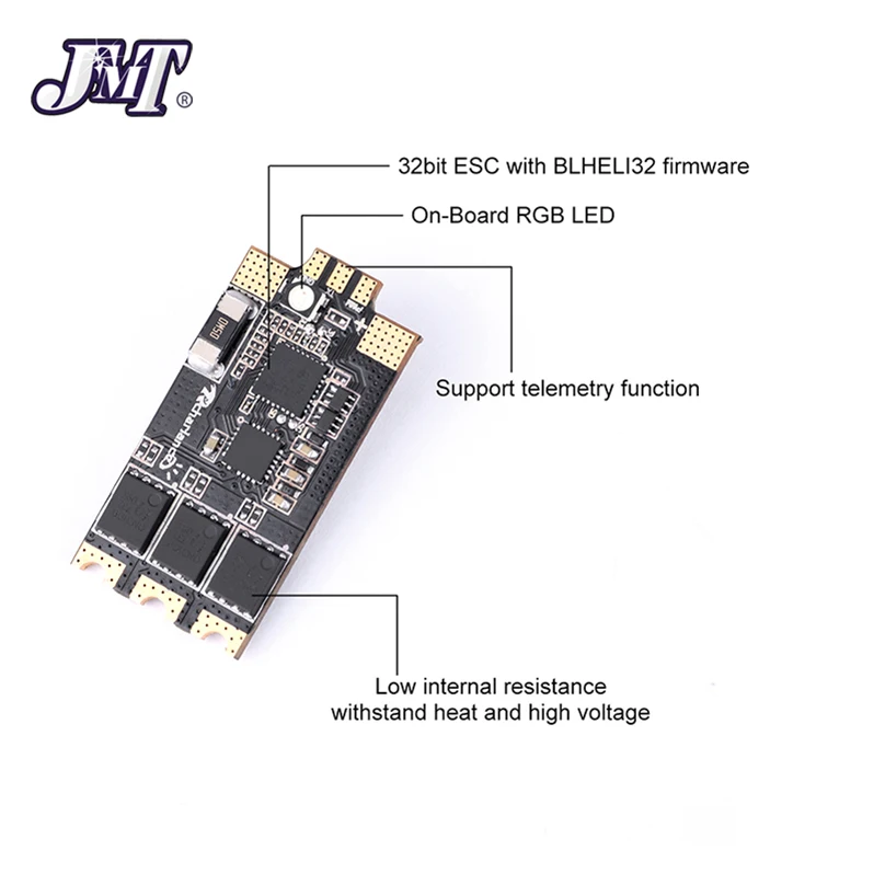 JMT DIY FPV Racer Drone части двигателя ESC Combo 2306 2400KV бесщеточный двигатель 3~ 4S с Razor32 V2 35A BLheli_32 ESC