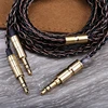 OPENHEART-Cable de 8 núcleos para auriculares, Conector de 1 a 2, 3,5mm, mejora de los Cables plateados, 1,4 m de largo, personalidad goodlook ► Foto 2/6