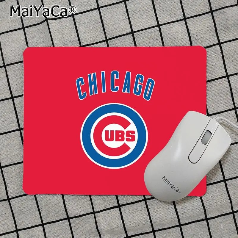 Maiya высокое качество Chicago Cubs Бейсбол противоскользящие прочные силиконовые компьютерные коврики Лидер продаж подставка под руку мышь