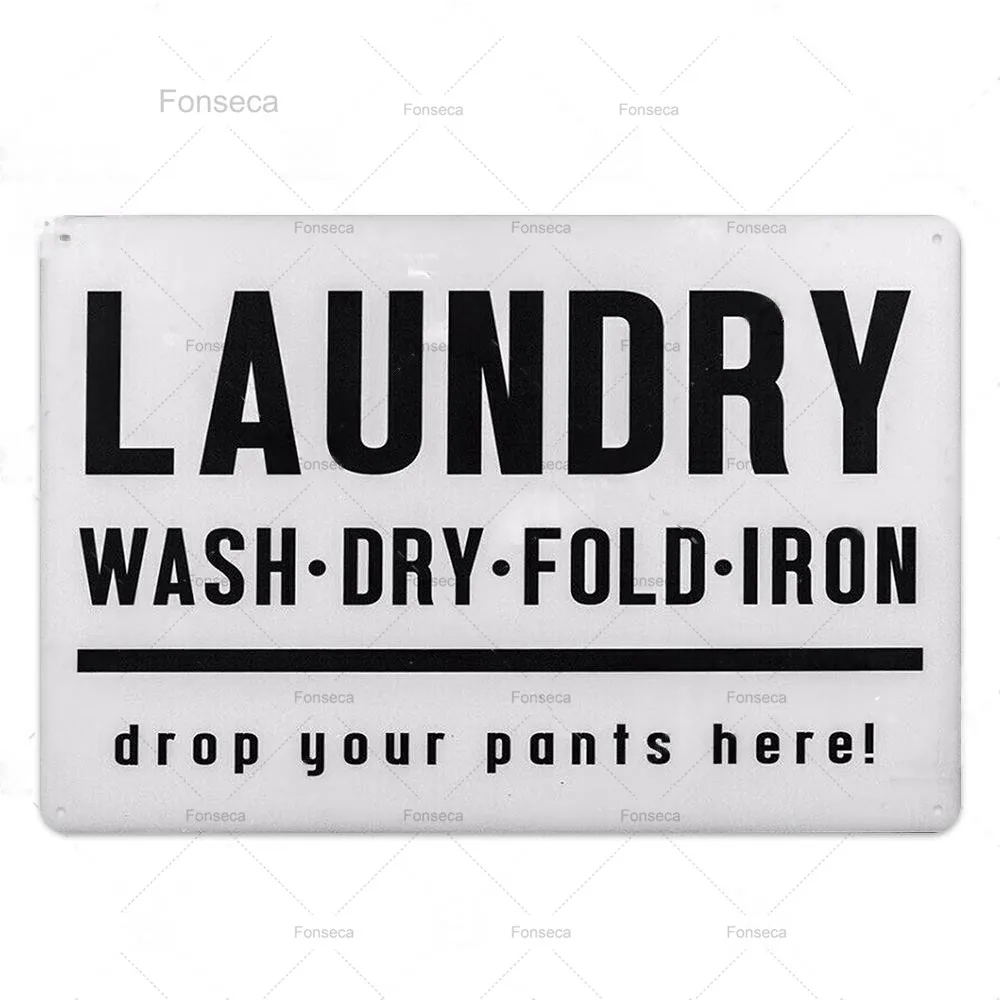 Cool Vintage Laundry Room Sign