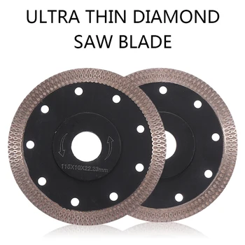 

1pc 4.5inch 115mm Circular Diamond Saw Blade Wet Dry Porcelain Tile Thin Black Cutting Discs Blades For Marble Granite Stone
