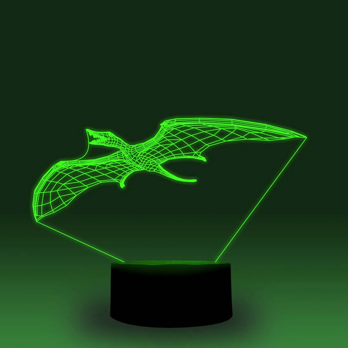 NiteApps Rhamphorhynchus динозавр 3D RGB светодиодный ночник настольная лампа иллюзия Лампа подарок на день рождения приложение/сенсорное управление