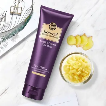 

Ginger Silky Smooth Hair Mask Conditioner Moisturizing Hair Care Film Mild Skin For Beauty Hair Care