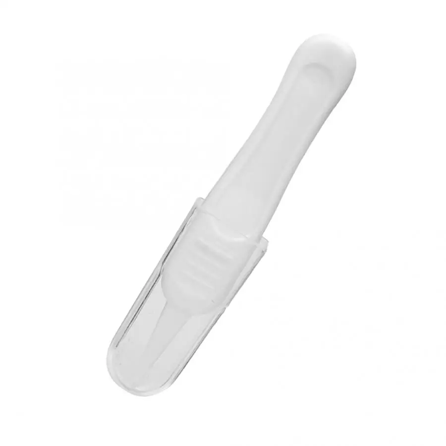 clean tweezer Durable Reusable Plastic Tweezer with Cap for Baby Household Medical Safety