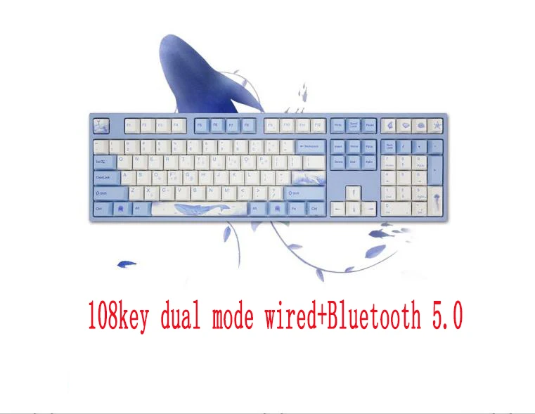 Проводная Механическая клавиатура Varmilo VD108 Sea Melody 108key dual mode + Bluetooth 5 0 без