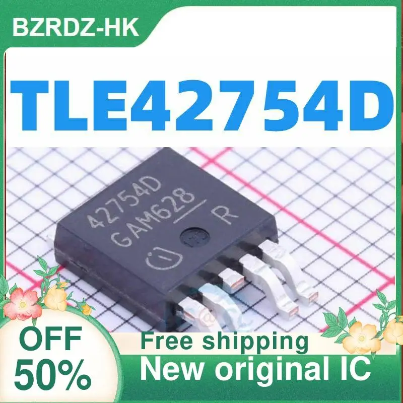 1-20 шт. TLE42754D 42754D TO252-5 450 мА-42-45 В новая оригинальная интегральная схема |