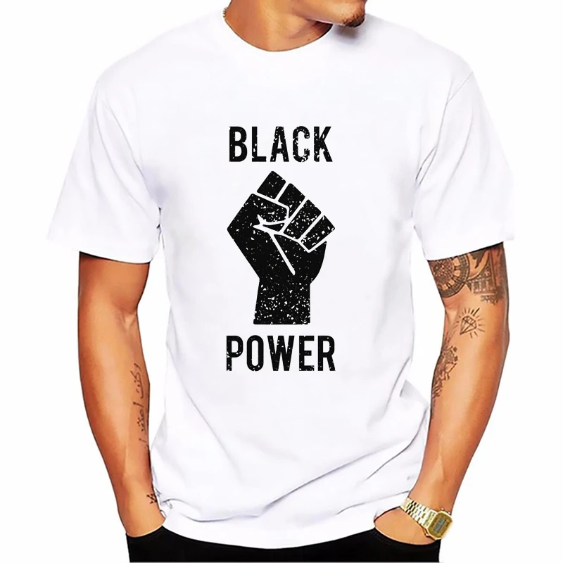 Black power graphic tees Clearance
