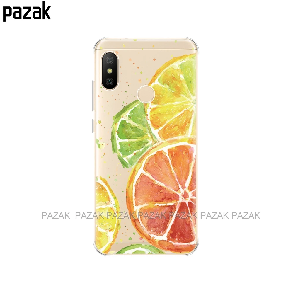 silicone case for Xiaomi MI A2 LITE Cases Full Protection Soft tpu Back Cover For Xiomi MI A2 LITE bumper Coque new pop 