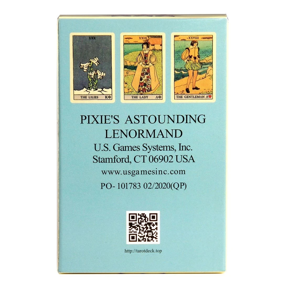 Pixies Astounding Lenormand Oracle Deck Cards Games English Version  Divination Fate Board Games With Pdf Guidebook - Board Game - AliExpress