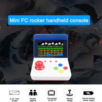 

Newly A6 Retro Mini FC Game Arcade Red And White Machine Built-in 360 Double Handle Retro Handheld A6 Retro Mini Game Arcade