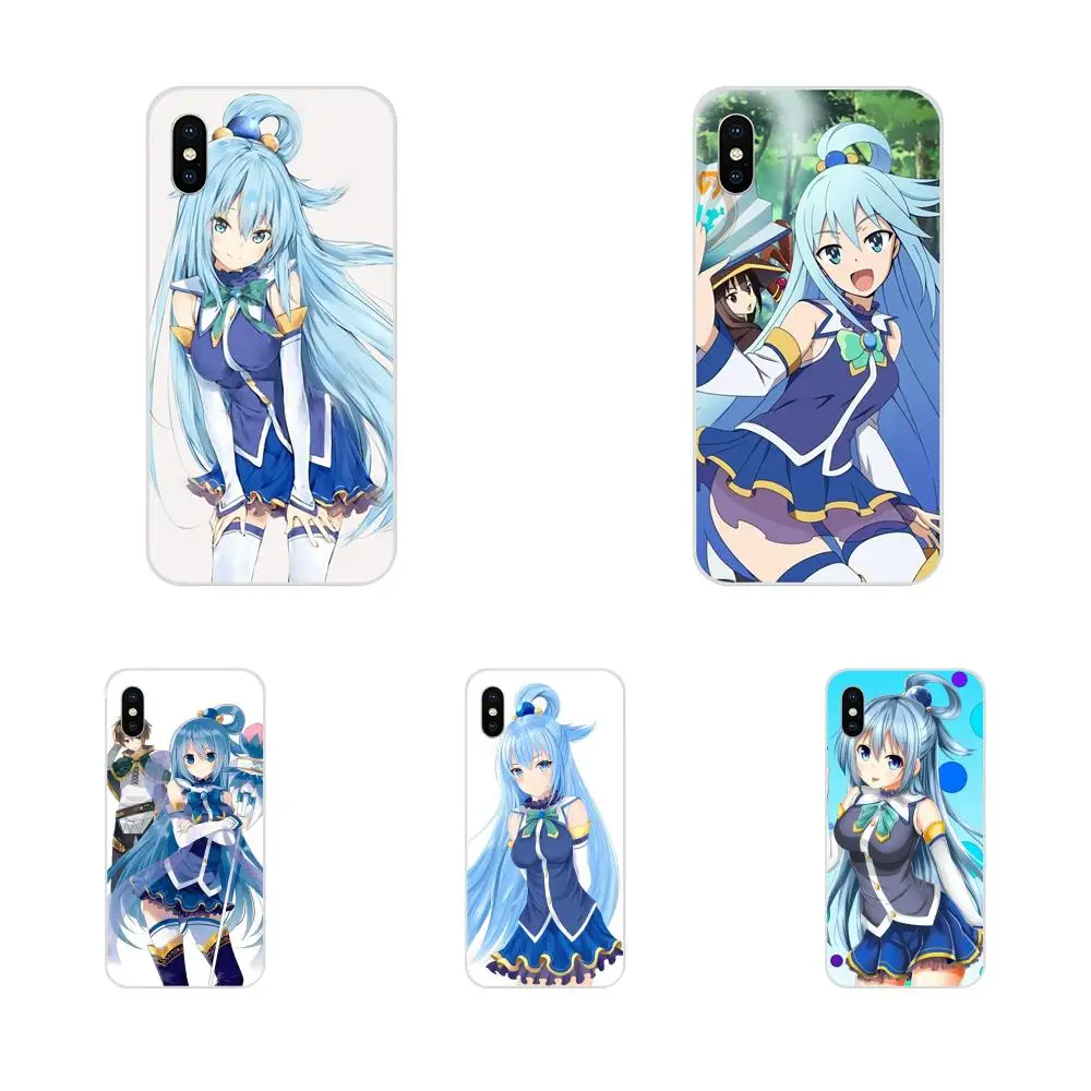 Сексуальные аниме Aqua Konosuba для Huawei Honor Nova Примечание 5 5I 8A 8X10 Pro 9X Moto G G2 G3 G4 G5 G6 G7 плюс |