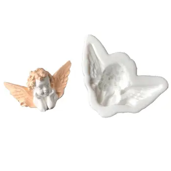 

Silicone Mold Fondant 3D Angel Mold Handmade Soap Resin Casting Mould