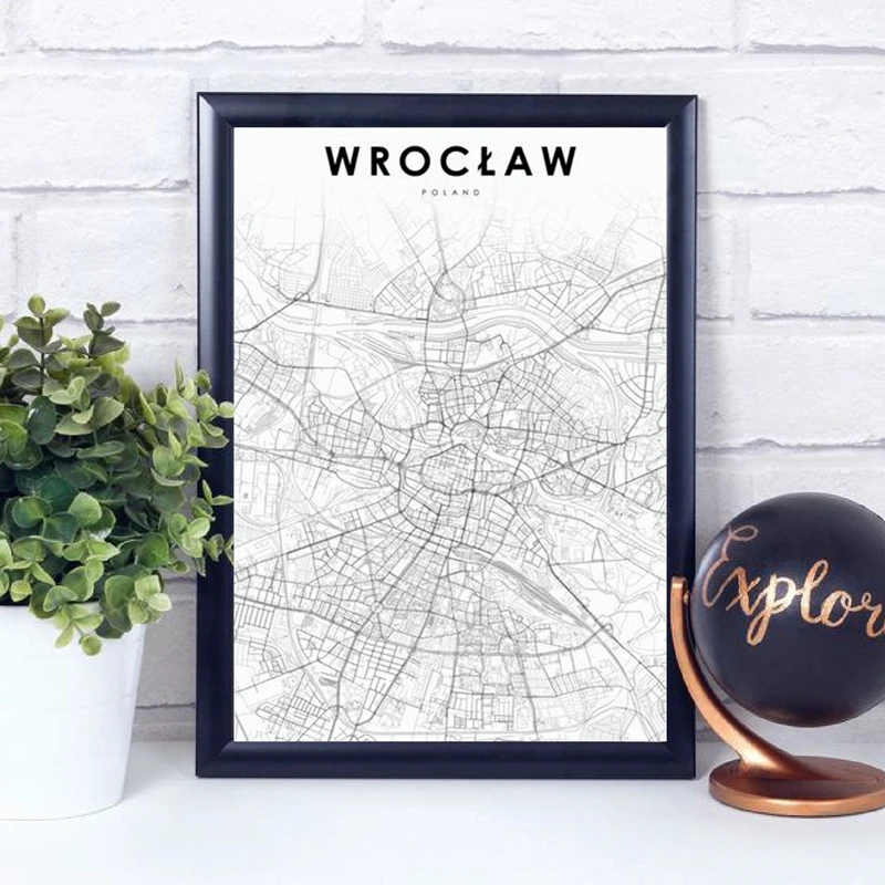 Wroclaw Map Print