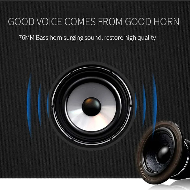 JINSERTA Мини Bluetooth 5,0 динамик 3D Стерео тяжелый бас музыкальный плеер Поддержка TF карты FM радио Aux вход Настольный громкий динамик