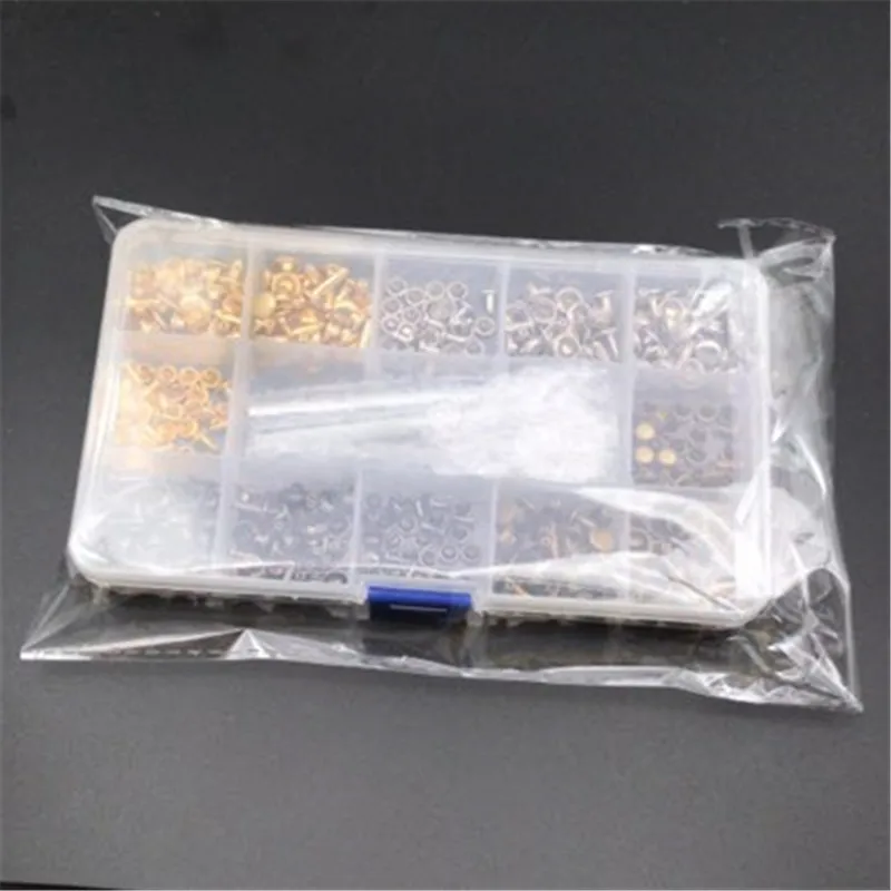 PG99B 180 pcs 3 размера 4 цвета 180 комплекты двойные заклепки+ инструменты для установки ветровок, костюмов, пуховиков, ремней, рубашек, хлопковых пальто - Цвет: PG99B 180 pcs