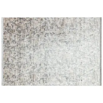 

Apex Lucca 3 'x 7' Polypropylene Grey Runner Rug