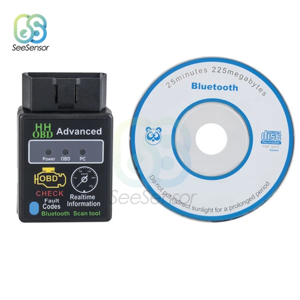 ELM327 Bluetooth/Wifi диагностический сканер OBD2 V1.5 Mini Elm 327 Bluetooth автоматический диагностический инструмент OBDII для Android/IOS/Windows - Цвет: ELM327 Bluetooth