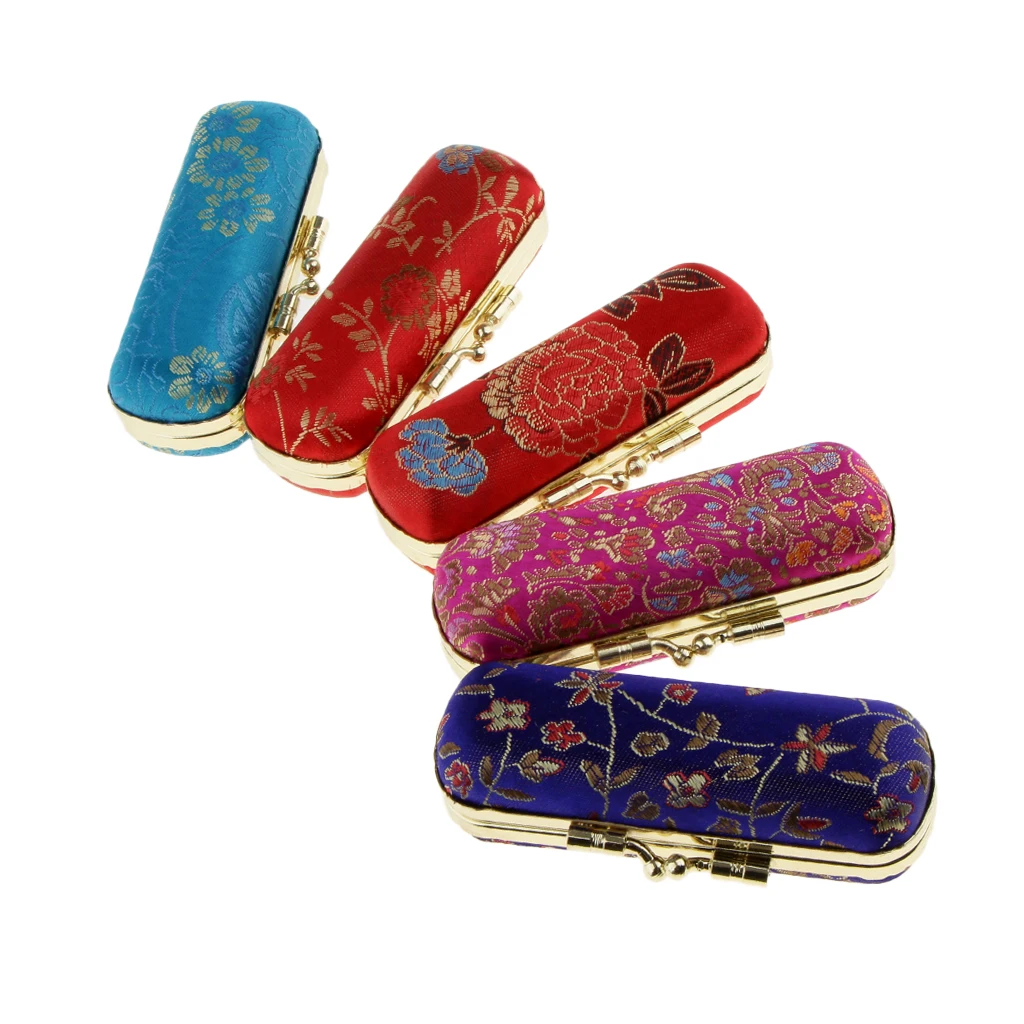 

Lipstick Case Holder Organizer Bag for Purse- lipstick Holder- Durable Soft Cover -Cosmetic Storage Kit With Mirror Best Gift