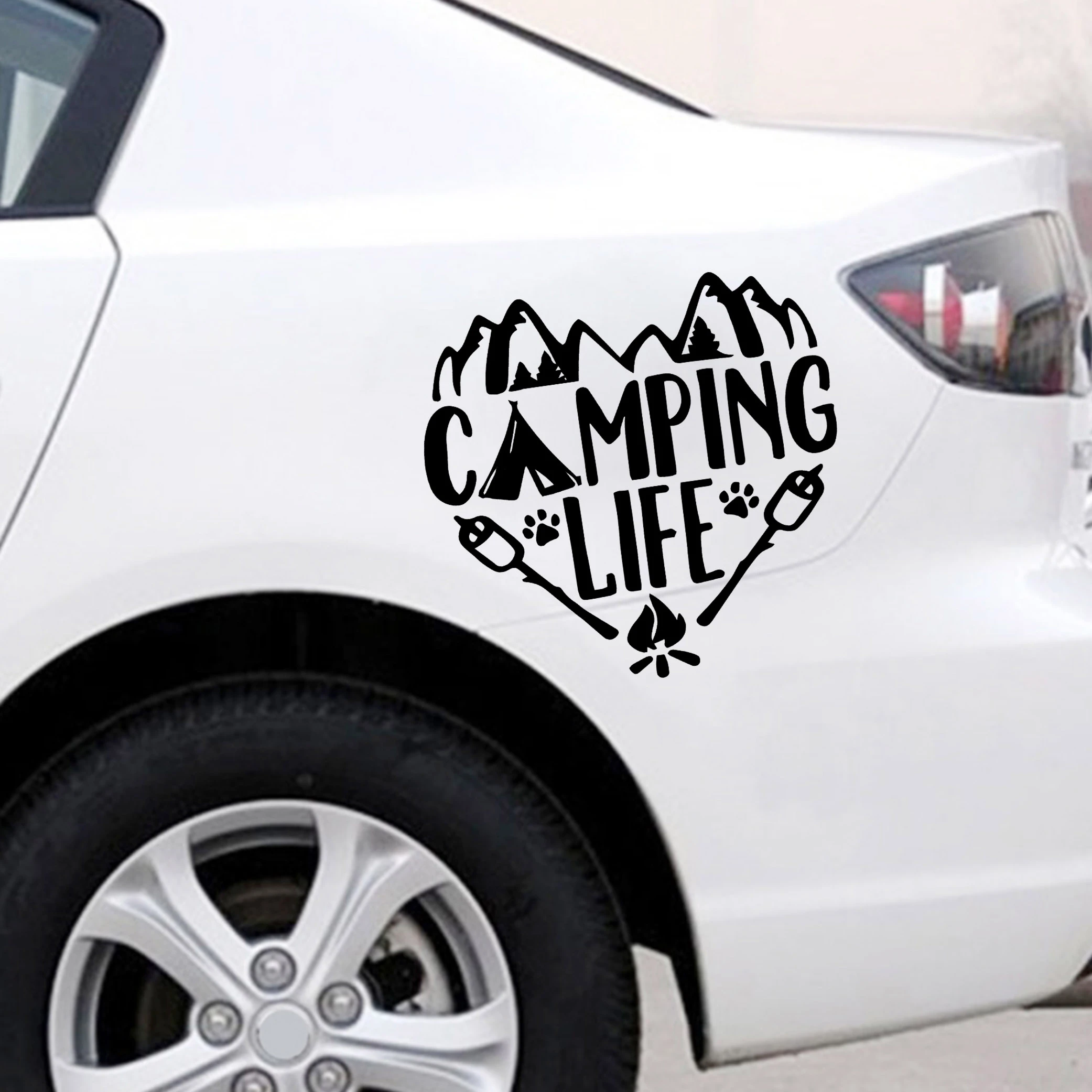 Cool Design Mountain Vinyl Wrap Car Decal Sticker Art Car Quotes Stickers Window Decor Rear Windshield Modern Fashion Decals Car Stickers Aliexpress
