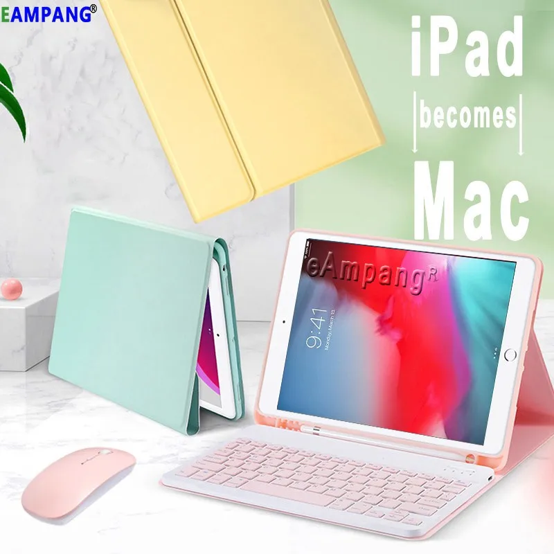 Чехол с клавиатурой для iPad mini 4 5 2019 7 9 A2133 A2124 A1538 A1550 русская испанская Арабская