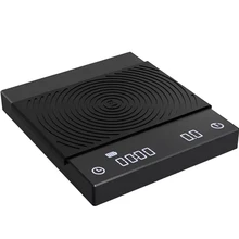 Coffee-Scale Mirror Espresso Digital Timemore B22 Black Basic with Auto-Timing for Both