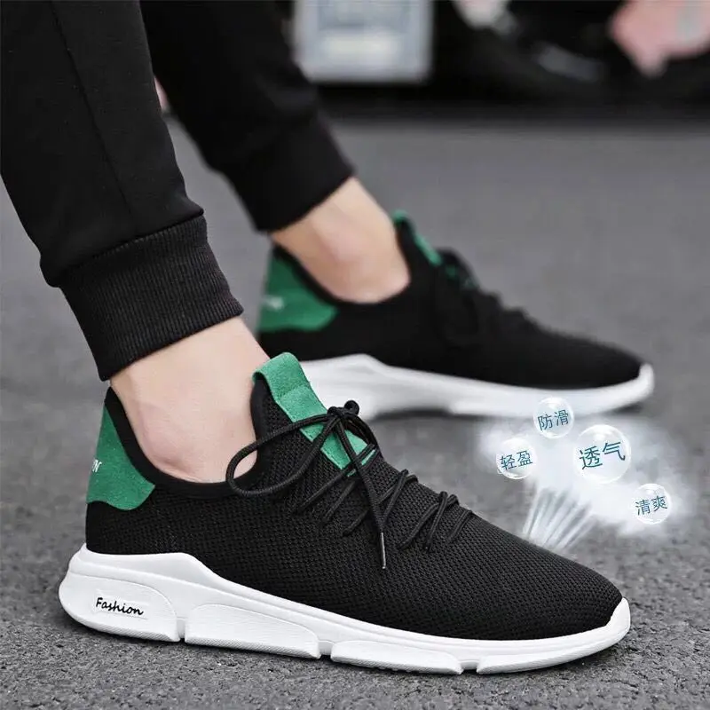 

19 Autumn Trendy Shoes Breathable Athletic Shoes Fashion Korean-style Versatile Men Casual Board Shoes Driving Business Lace-up