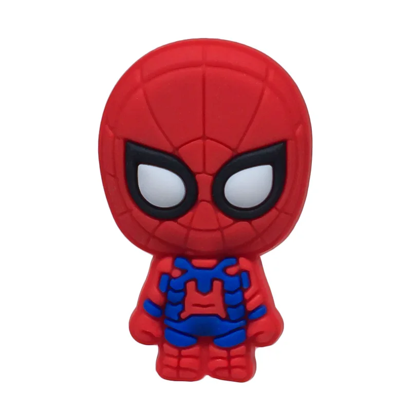 1340-09 1 шт. с принтами "Marvel", "Мстители", шаржа PVC брошь с иконкой на булавке значок аниме Рисунок супер герой шпильки Кнопка рюкзак с нашивками одежда шляпа Декор - Окраска металла: 1340-09