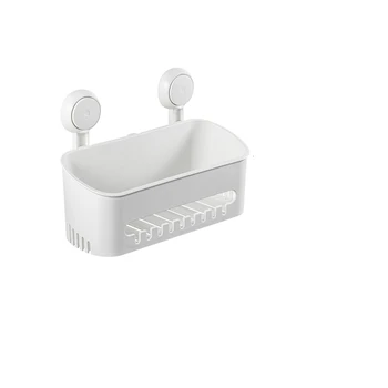 

Suction cup bathroom bathroom rack wall hanging from perforated wall toilet toilet vanity storage rack