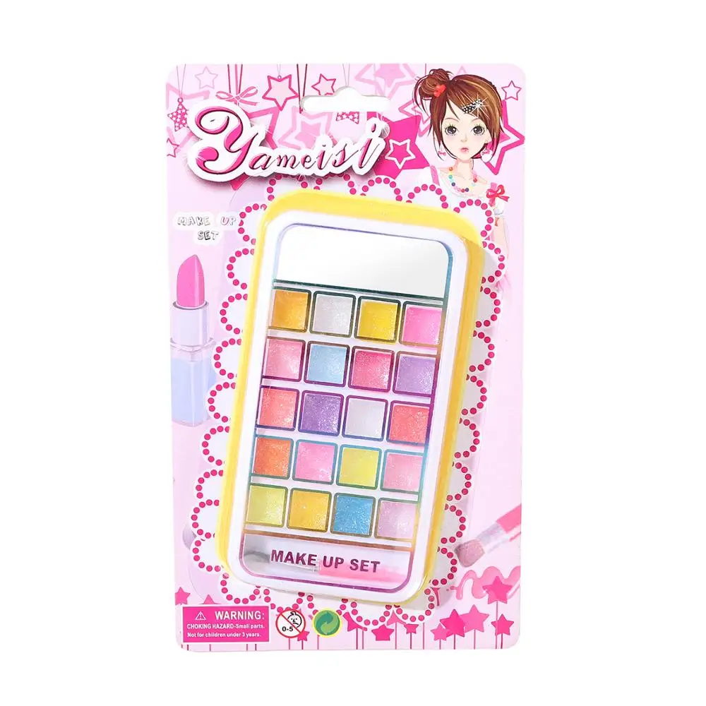 Children's Cosmetics Toys Girls Play House Toys Set Girls Makeup Set lip gloss Environmentally Friendly Water Soluble Formula
