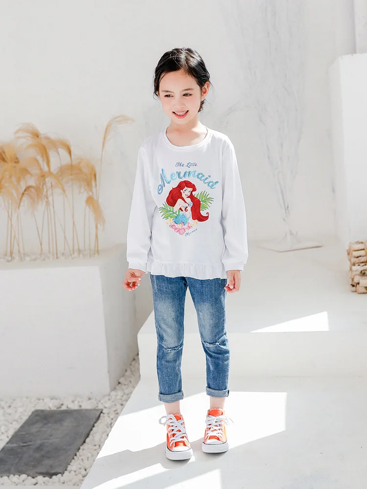 

BOBOZONE mermaid long-sleeve t-shirt for kids gils