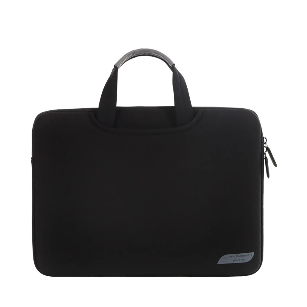 Black Сумка для ноутбука, чехол для Macbook Air Pro retina 13 11 12 14 15 дюймов, чехол для ноутбука 15,6, сумка для ноутбука Dell Asus hp, деловая сумка - Цвет: Black