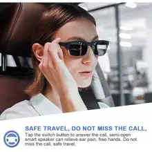 K2 Bluetooth 5,0 солнцезащитные очки уличные Умные Bluetooth очки Беспроводная Спортивная гарнитура с микрофоном анти-синие солнцезащитные очки