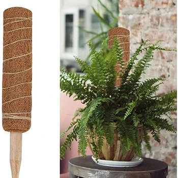 

30/45CM Coconut Totem Pole Extendable Moss Stick Coir Totem Pole for Stand Plant Extension Climbing Indoor Plant FP8