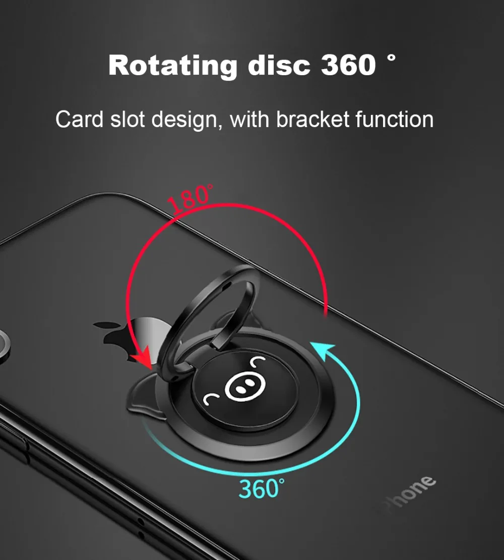 Finger Ring Mobile Phone Socket Stand Holder (2)