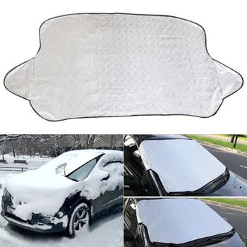 

GISAEV Car Covers Car Windscreen Cover Anti Snow Frost Ice Windshield Dust Protector Heat Sun Shade Dust Protector car universal