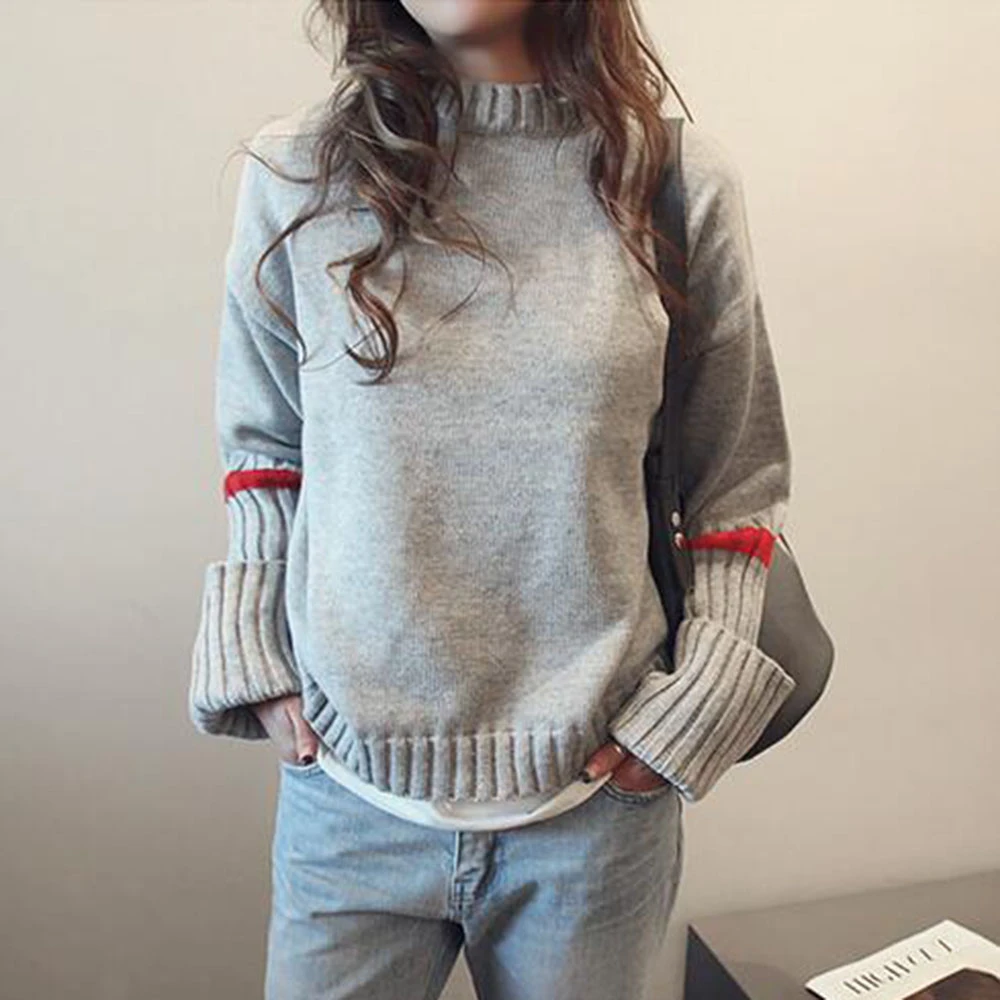 fall winter dames leisure warme dikke truien met lange mouwen casual trui oversized truien vrouwelijke mode koreaanse stijl trui pullovers aliexpress